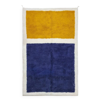 Tapis azilal en laine fait main traditionnelle 250cmx150cm