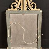Louis XVI style mirror in gilded wood