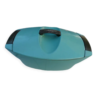 Cocotte verte Le Creuset de Raymond Loewy années 60