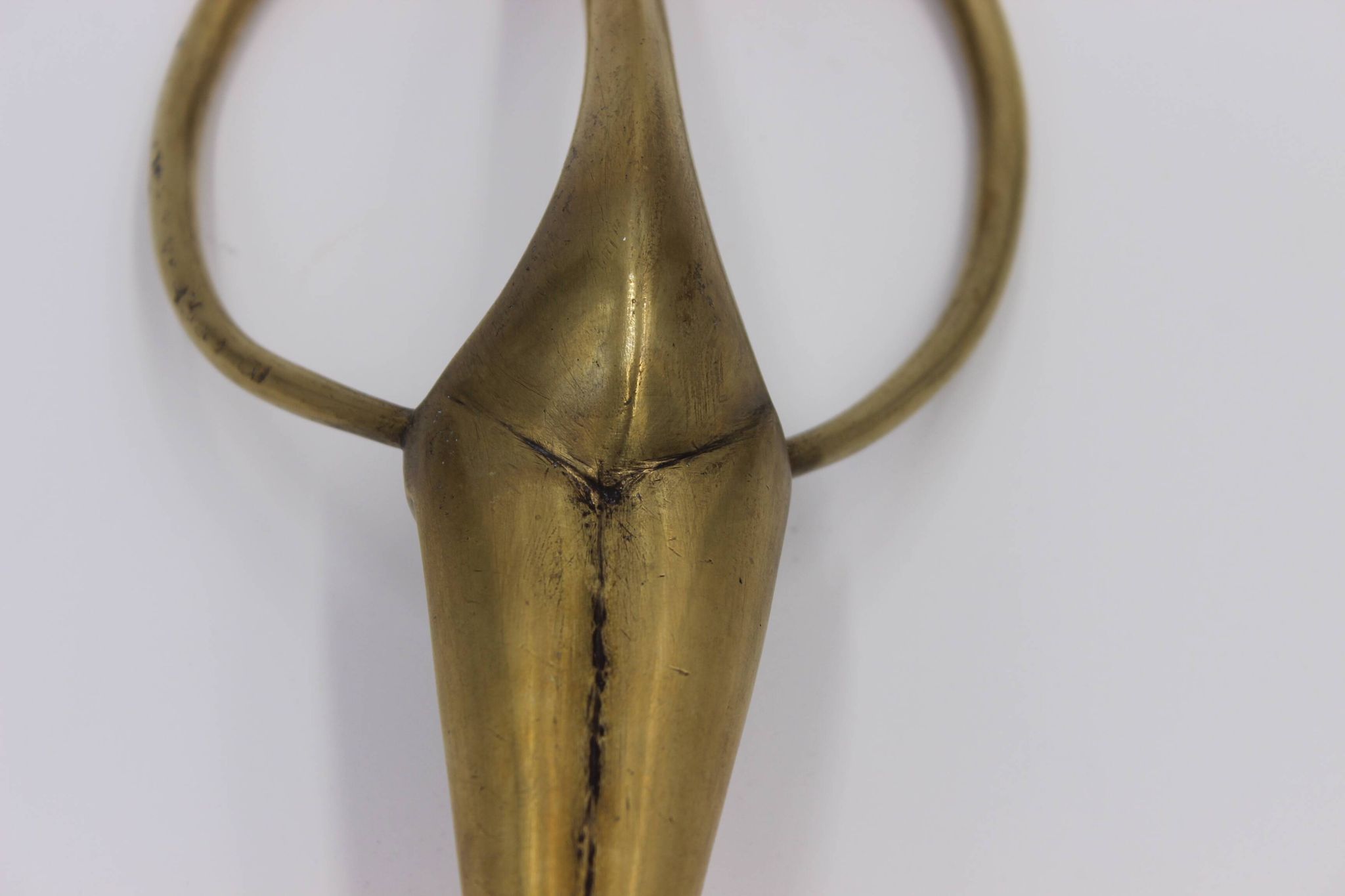 bronze sculpture brutalist modernist modern art mid century old
