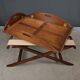Table de majordome pliante en acajou – 1940