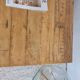 Vintage rectangular wooden coffee table