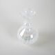 Glass vase, Italian design, 1960s, made in Italy