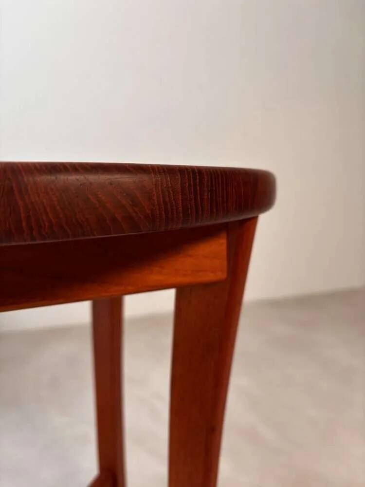 Danish solid teak side table from the 1960s.