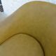 Vintage swivel armchair from the 70s in imitation leather