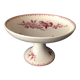 Earthenware fruit cup of Sarreguemines Favori model birds and flowers