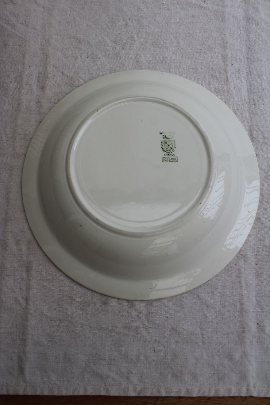 Old hollow dish