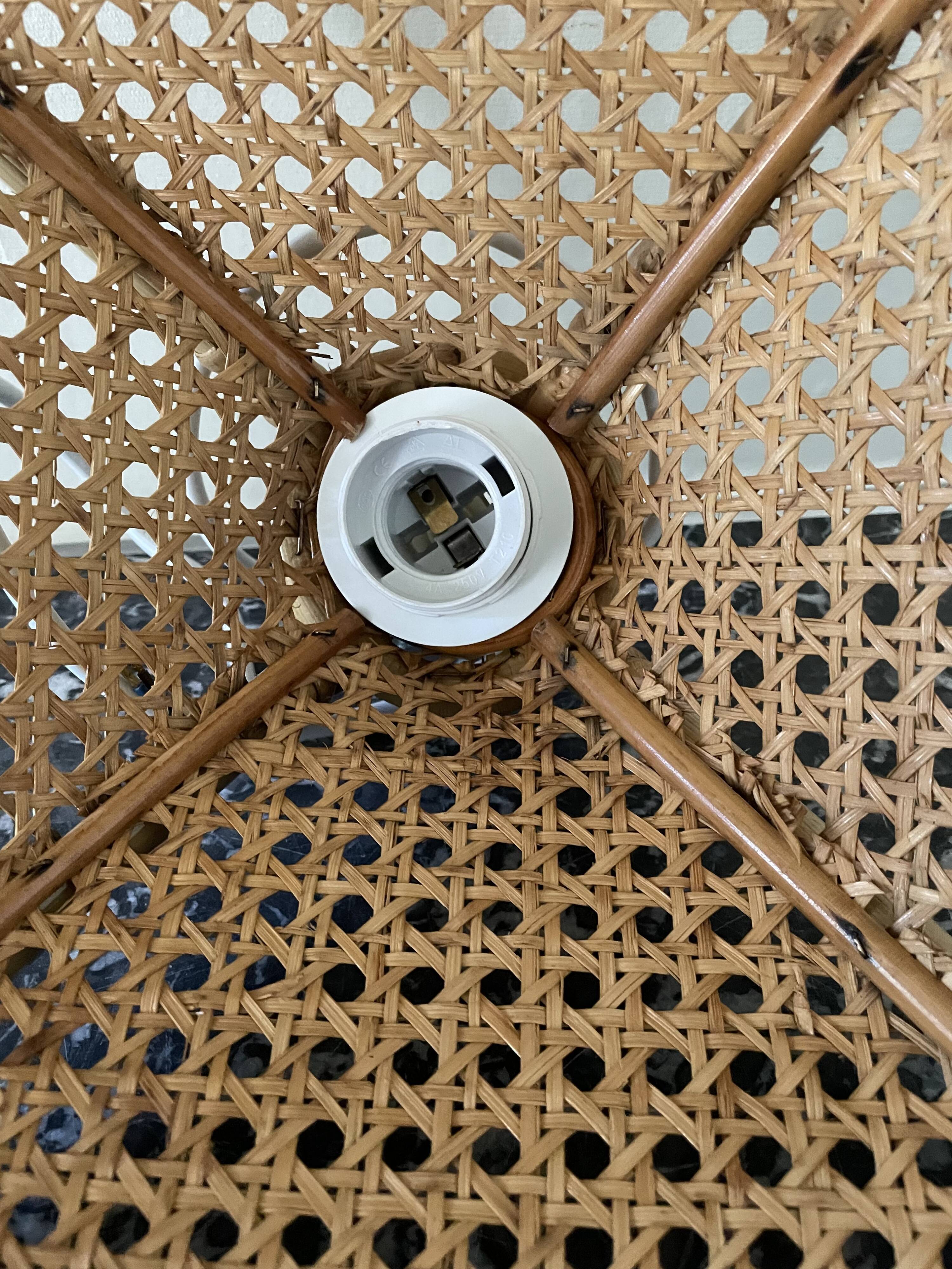 Canning and rattan suspension