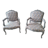 Fauteuils style Louis XV