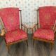 Paire fauteuils Baumann éventail