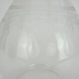 Old crystal carafe, with its stopper