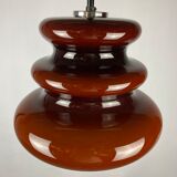 Brown glass pendant light 'AH 1' by Peill et Putzler