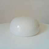 Vintage opaline dome ceiling light from the 60s