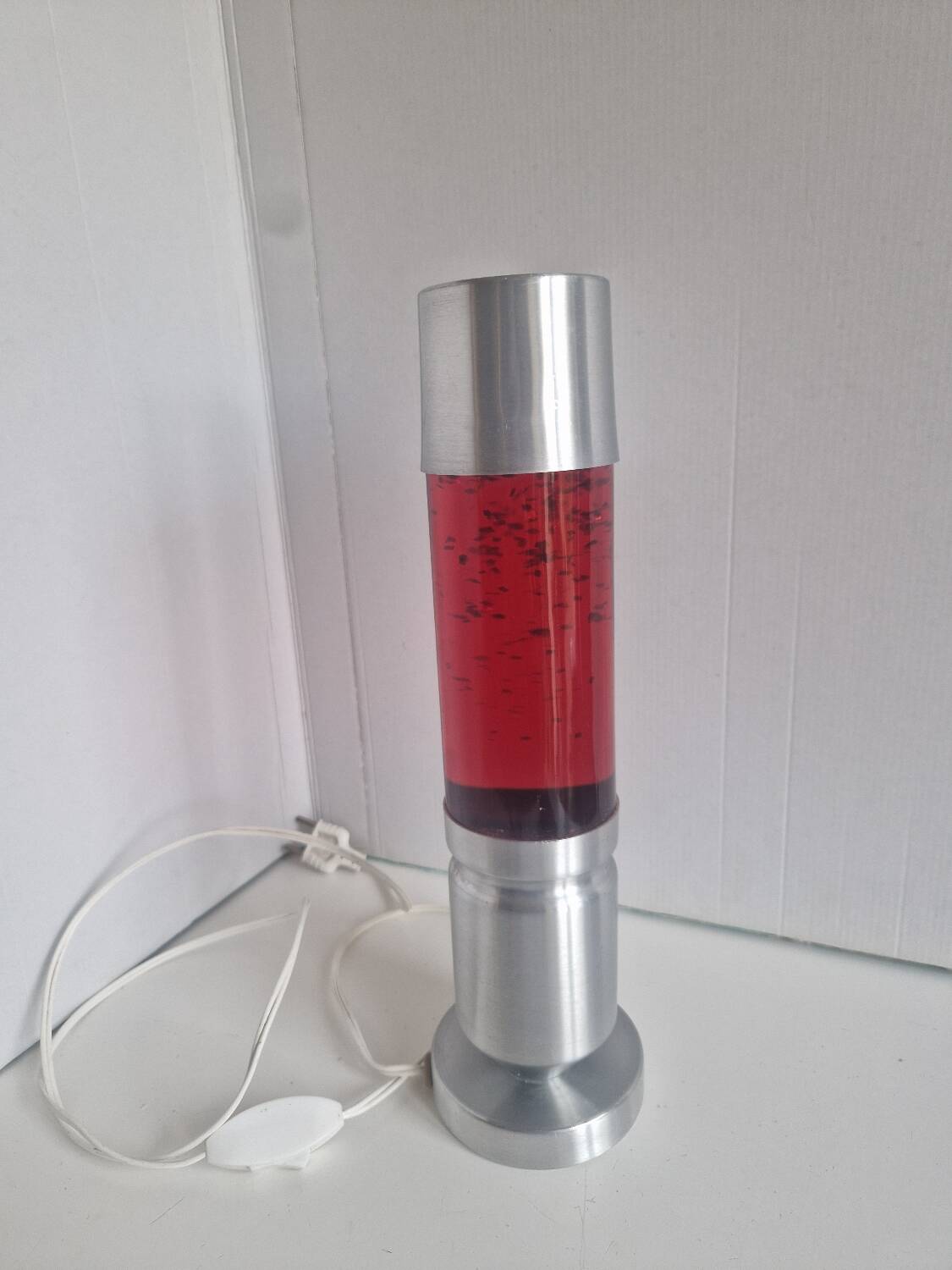 LAVA LAMP - GLITTER LAMP - SPACE AGE - CYLINDER