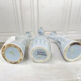 Capron Vallauris 50s oil, vinegar, mustard and cruet set