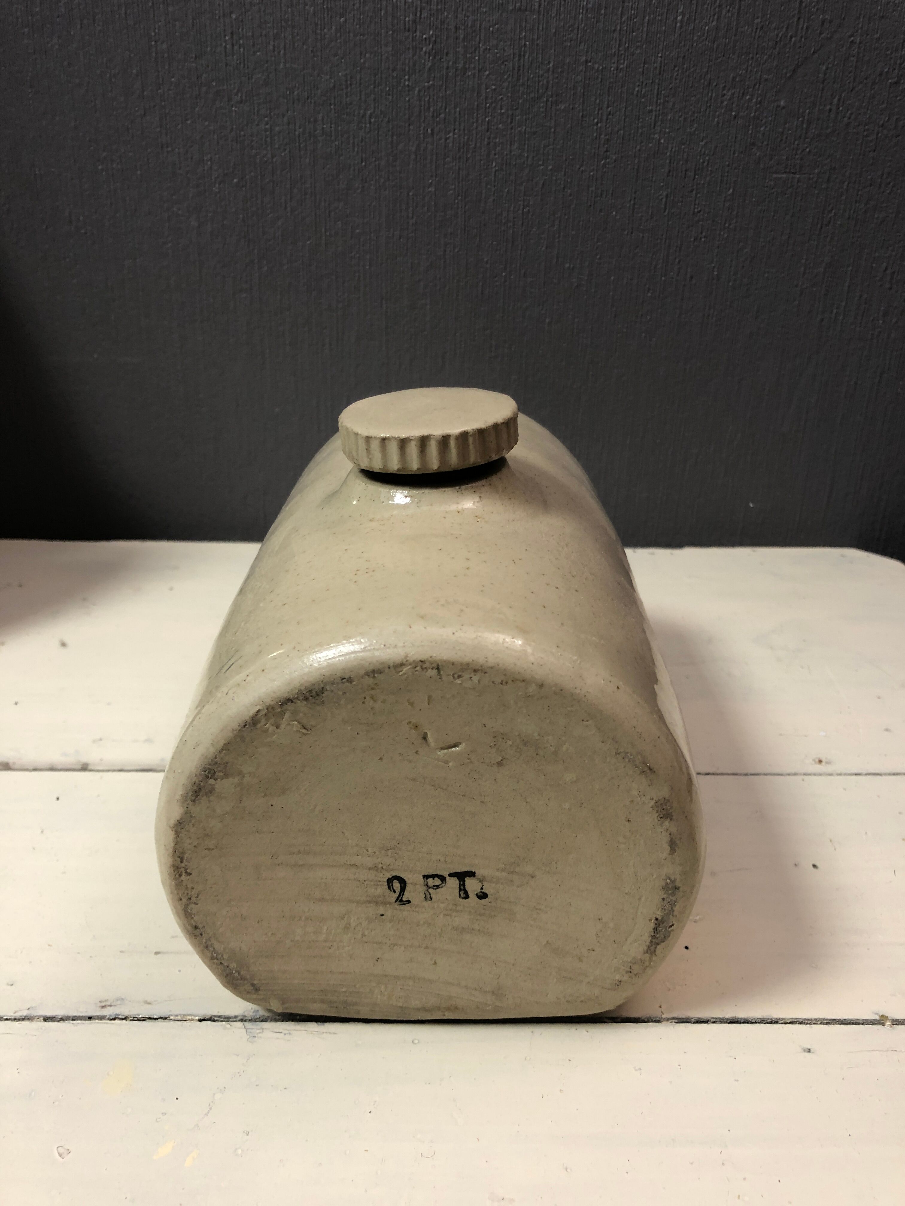 Bouillotte ancienne en grès