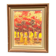 Huile sur panneau originale suédoise "Forêt", signée, vintage et encadrée.