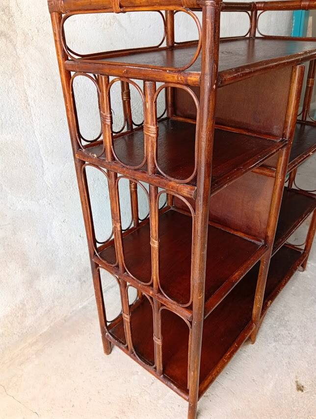 bamboo wicker library