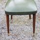 Pair of 50's Scandinavian style mahogany chairs