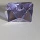 Murano cut glass candle holder