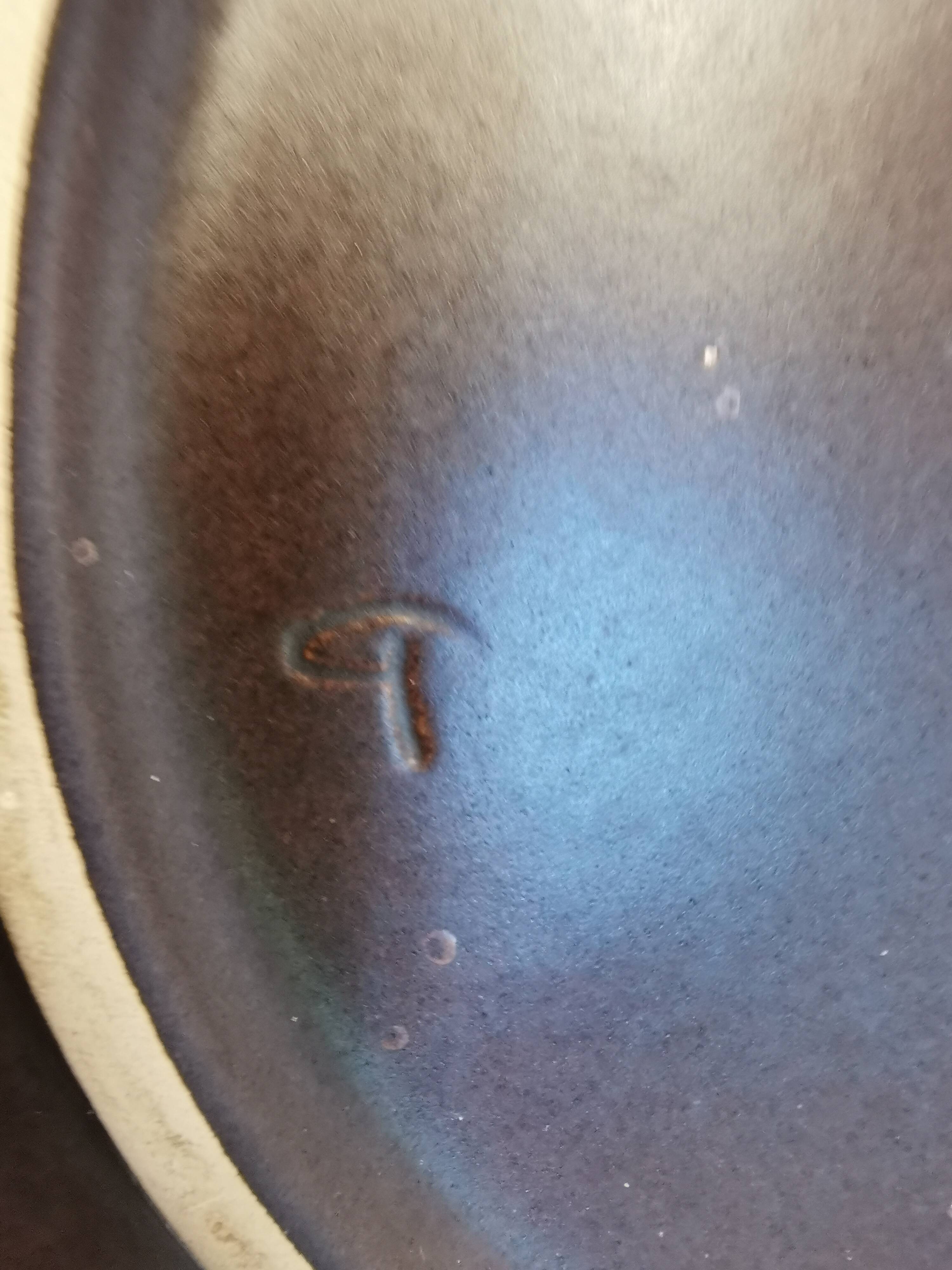 Ceramic dish/wall decoration, danish from the 60s, stamped on the back. with motif of two fish