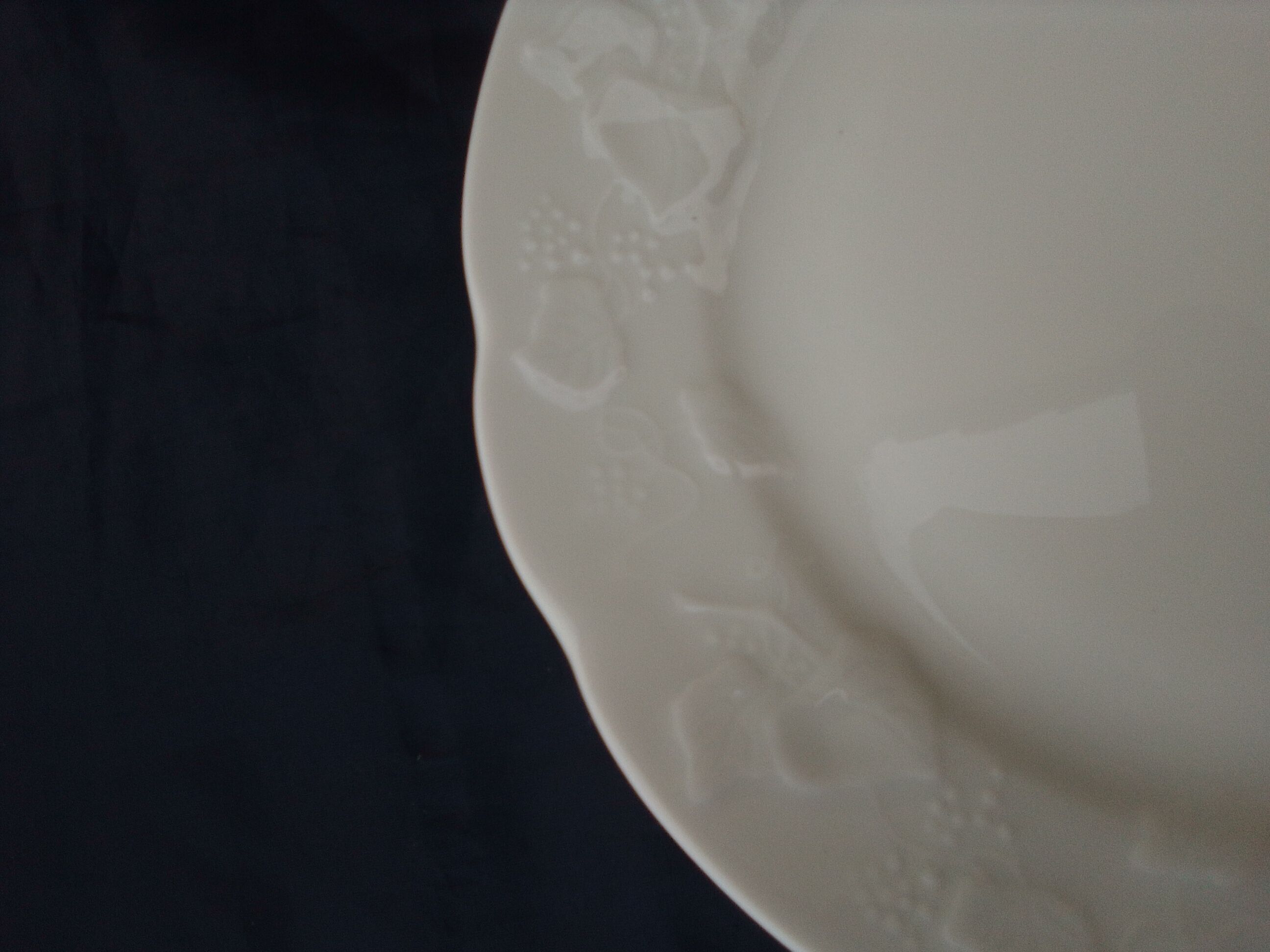 6 dessert plates in wild ivy porcelain diam 20.3 cm
