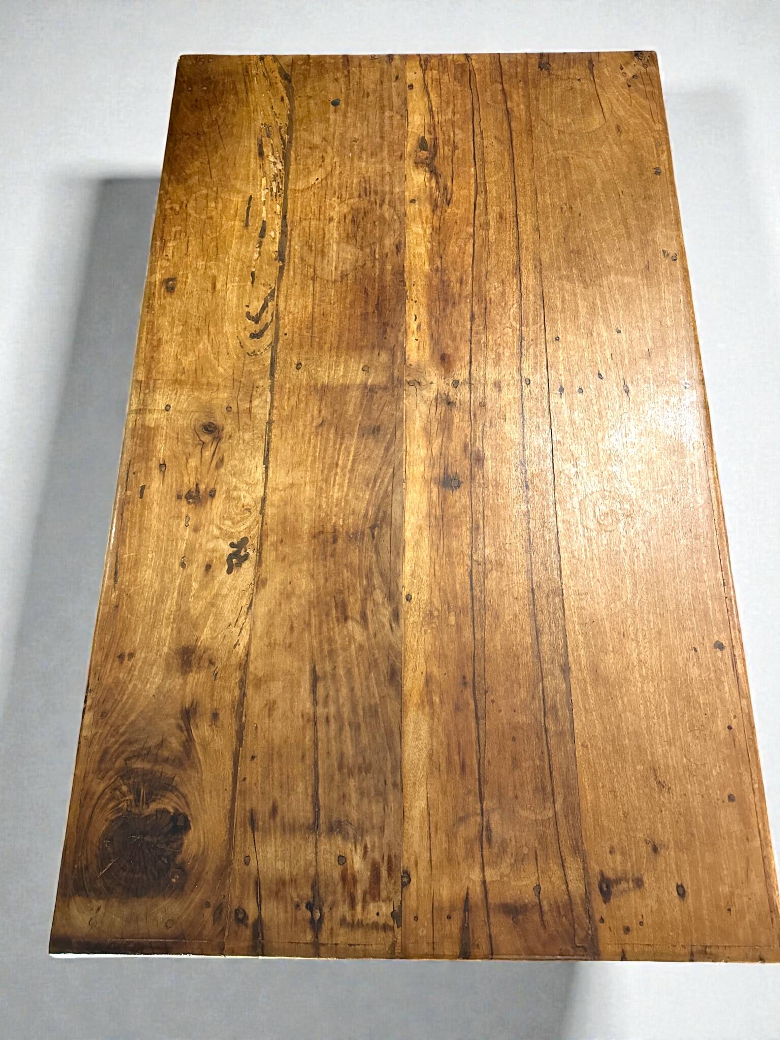 Large 19th-Century Indian Teak Low Table, Rajasthan