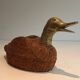 Ceramic and Brass Duck Catchall, Tarzia Firenze, Italian Work,