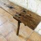 Oak farmhouse bench, circa 40's /50's