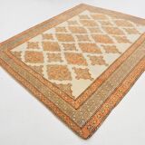Vintage Peach & Salmon Classic Persian Rug, 240x278Cm