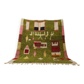 Tapis marocain fait main traditionnel 3x2 m