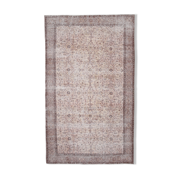 6x9 floral farmhouse vintage carpet 293x176cm