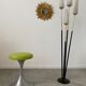 Old Stool Space Age, foot tulip alu metal vintage 70s