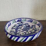 Hollow plate in ceramic from Granada.