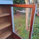 19th century glass cabinet with 1 door