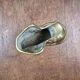 Vintage shoe in gilded brass – Fancy trinket dish or small ashtray