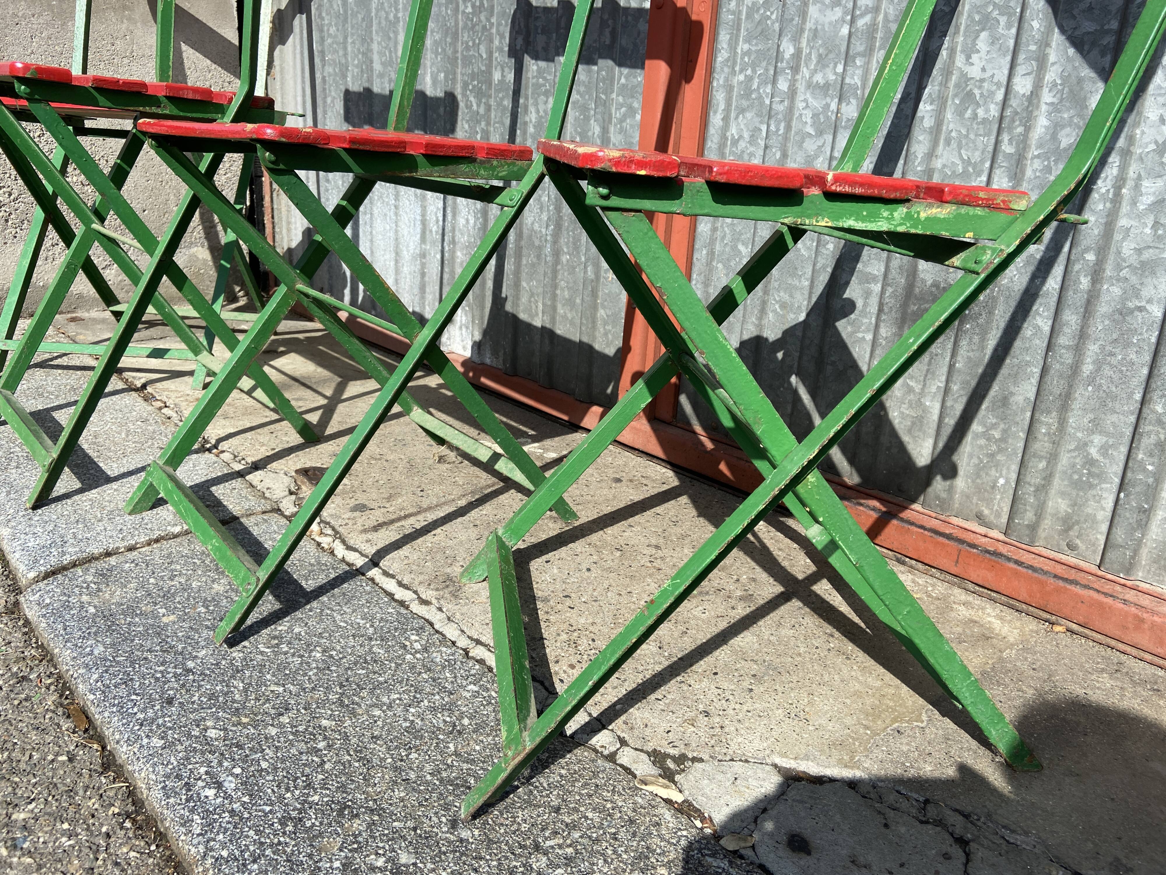 4 chairs folding brewery terrace beer Moritz Pfaffenhoffen