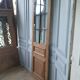Oak door with 6 panes of glass