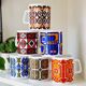 6 mug Staffordshire Potterie England