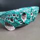 Turquoise fat lava bowl - Ref 1000