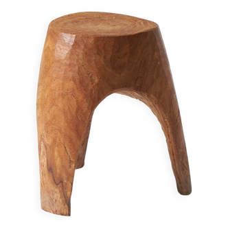 Wooden tripod stool