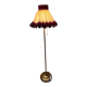 Unique floor lamp in Marie Antoinette style with a golden base.