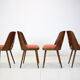Ensemble de quatre chaises de salle à manger conçu par Oswald Haerdtl, années 1960