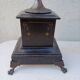 Large pair of 5-light candlesticks in spelter, complete, 19th century