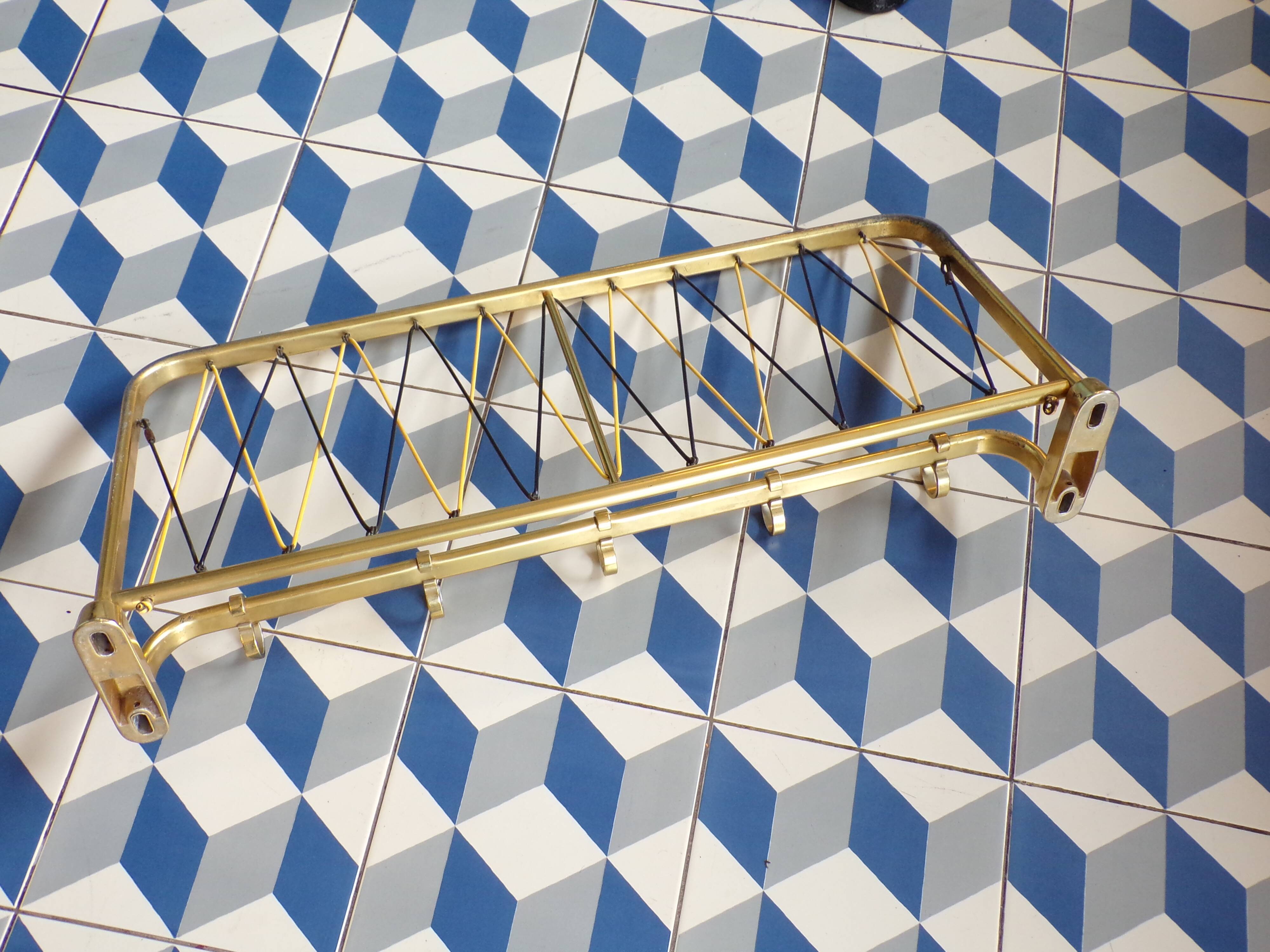 Coat rack like a train luggage rack l=63cm