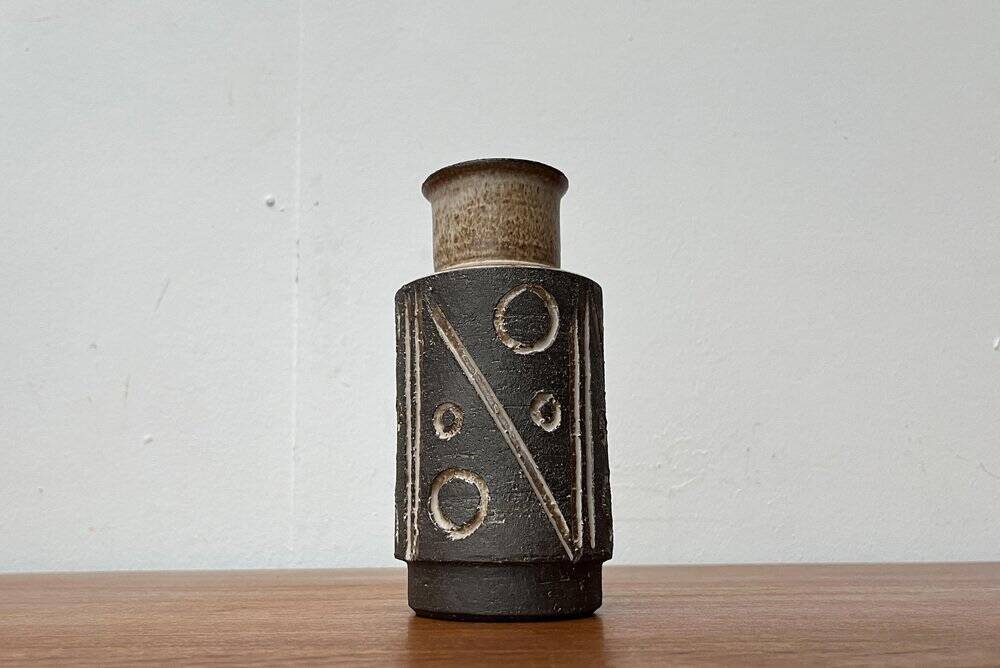 Mid-Century Danish Studio Pottery Vase from Lovemose Denmark, 1960s