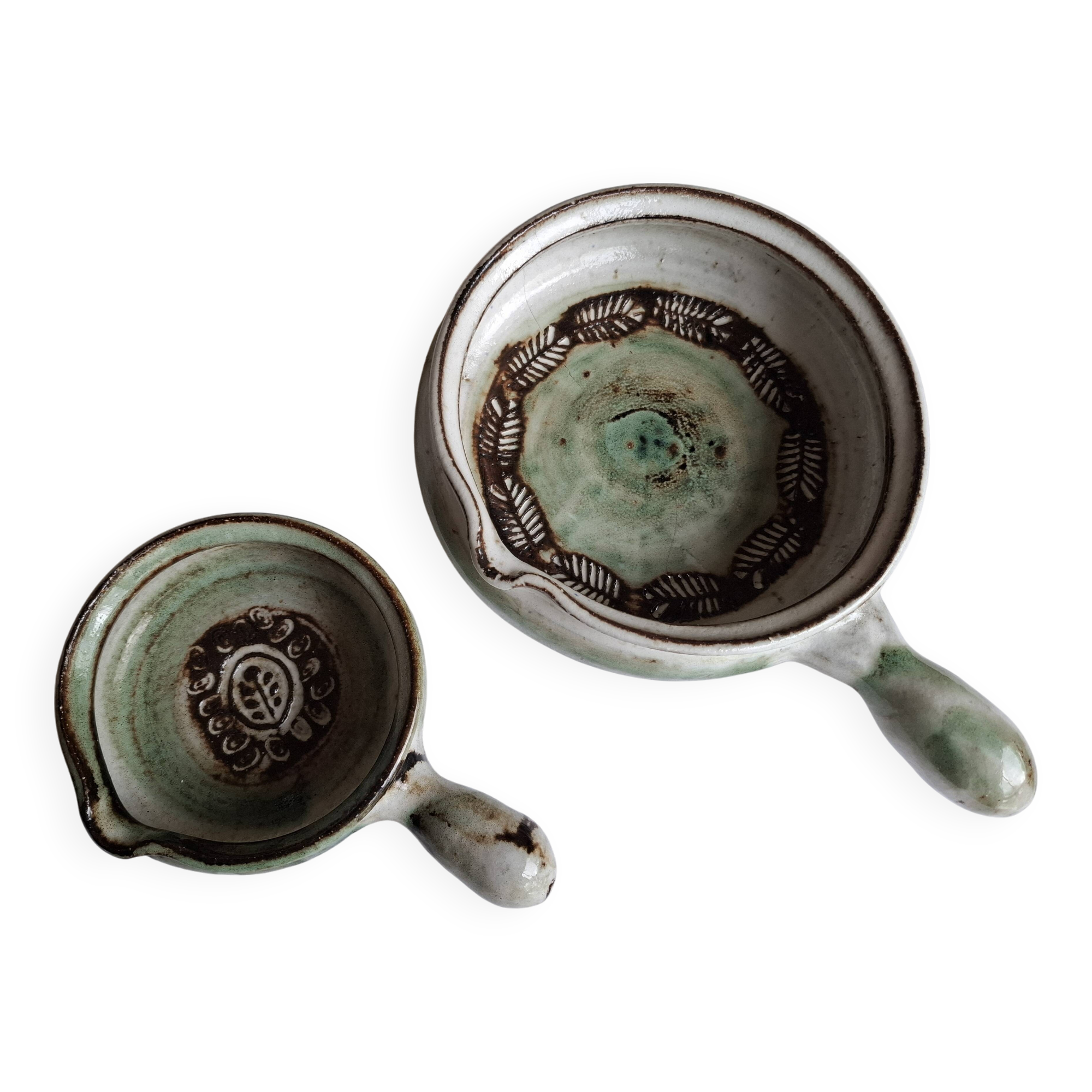 2 Albert Thiry Vallauris caquelons