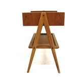 Scandinavian teak bedside table, Sweden, 1950s