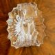 Vintage crystal art table centre vase bowl decoration basket