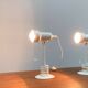 Vintage Postmodern Space Age Spring Table Lamps from Massive Lighting, 1980s, Set of 2